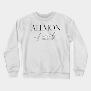 Allmon Family EST. 2020, Surname, Allmon Crewneck Sweatshirt